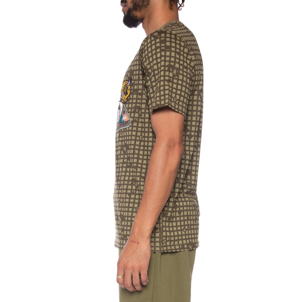 Kappa Authentic Kareem T Shirts Olive | 72145-RTAP