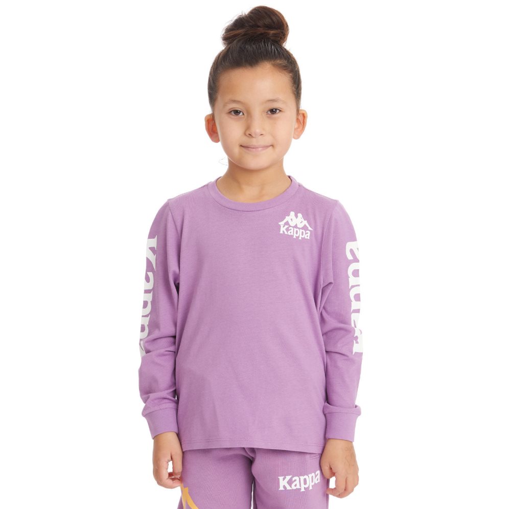 Kappa Authentic Ruiz 2 T Shirts Purple Lavender | 10536-KZJT