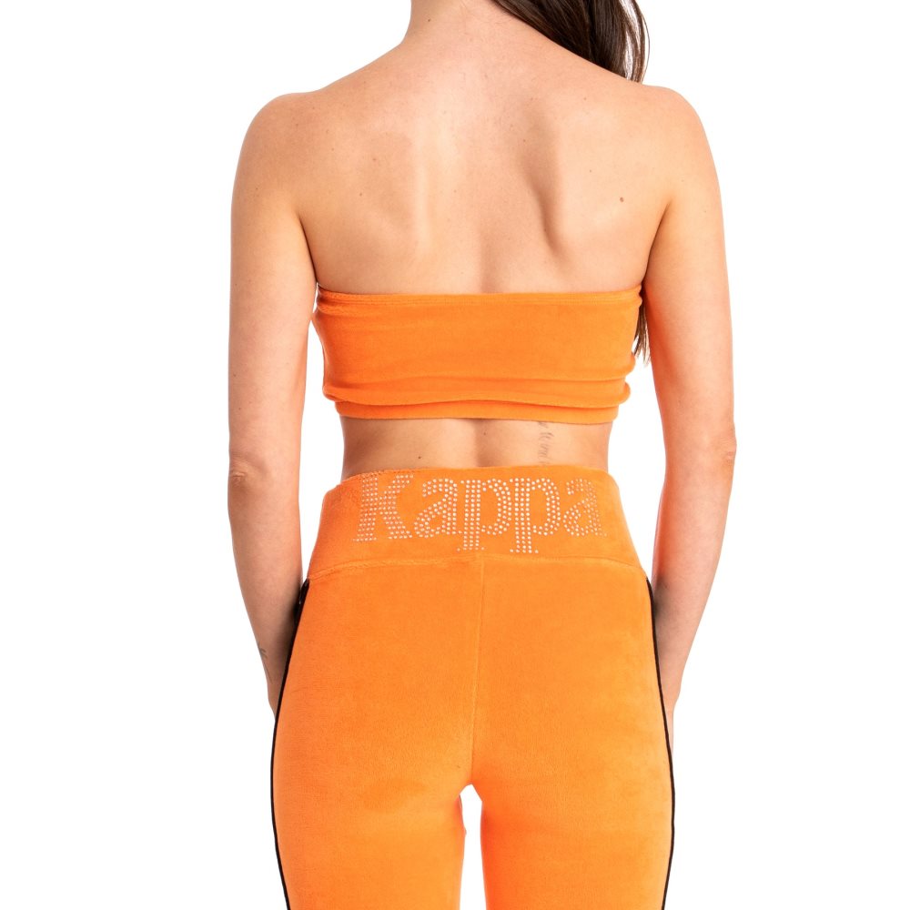 Kappa Authentic Swirlie Bandeau Orange | 75906-NYZS