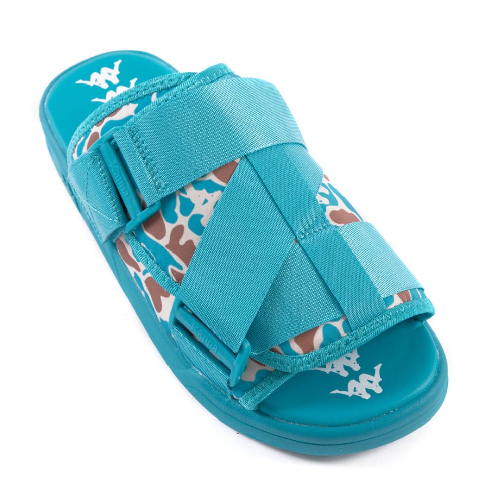 Kappa Authentic Taisy 1 Sandals Light Turquoise | 04965-BOHK