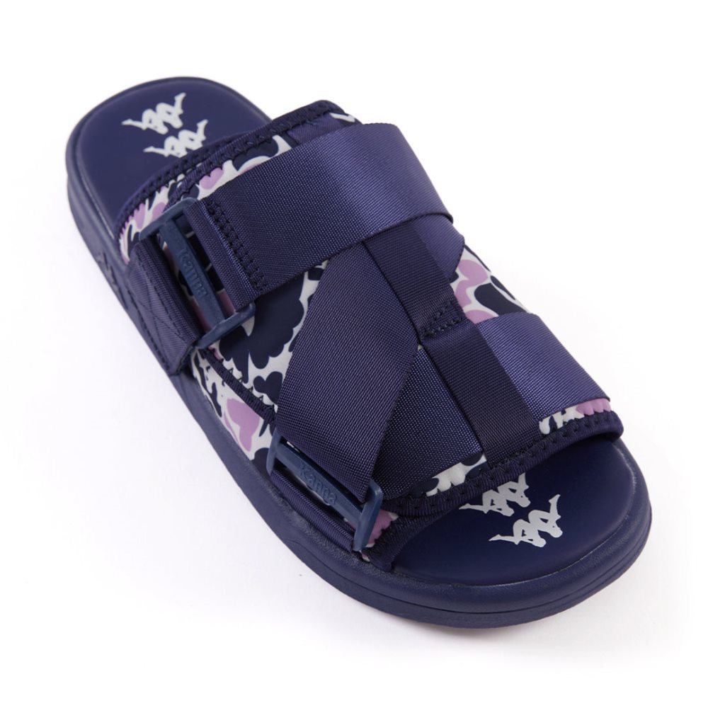 Kappa Authentic Taisy 1 Sandals Navy Lavender | 18074-TRHM