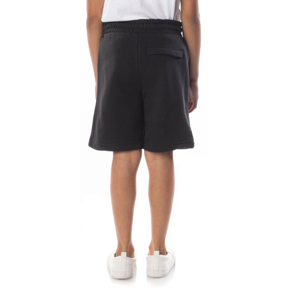 Kappa Authentic Uppsala Shorts Black Brown | 89172-BLKH