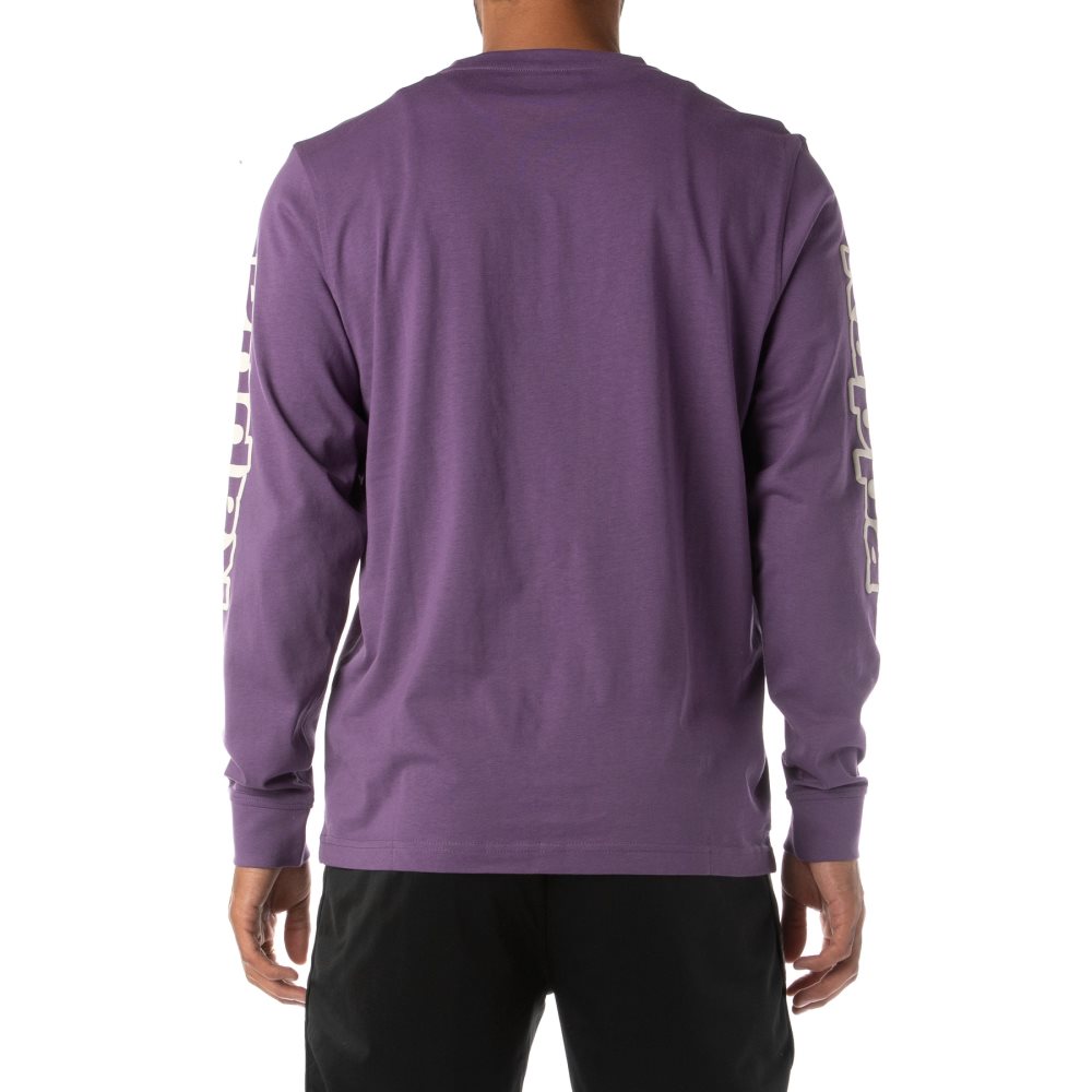 Kappa Logo Aby T Shirts Purple | 15278-PXKR