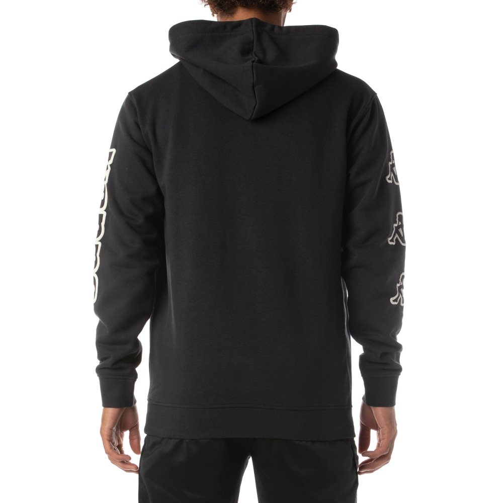 Kappa Logo Avo Hoodie Black | 06857-ABMP