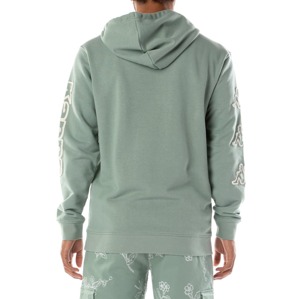 Kappa Logo Avo Hoodie Olive | 41980-NSYC