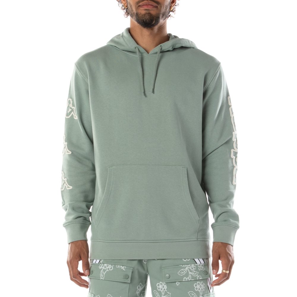 Kappa Logo Avo Hoodie Olive | 41980-NSYC