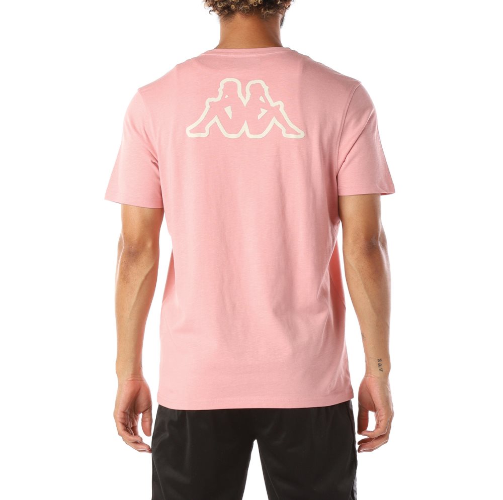 Kappa Logo Cabal T Shirts Light Pink | 39847-TMYX