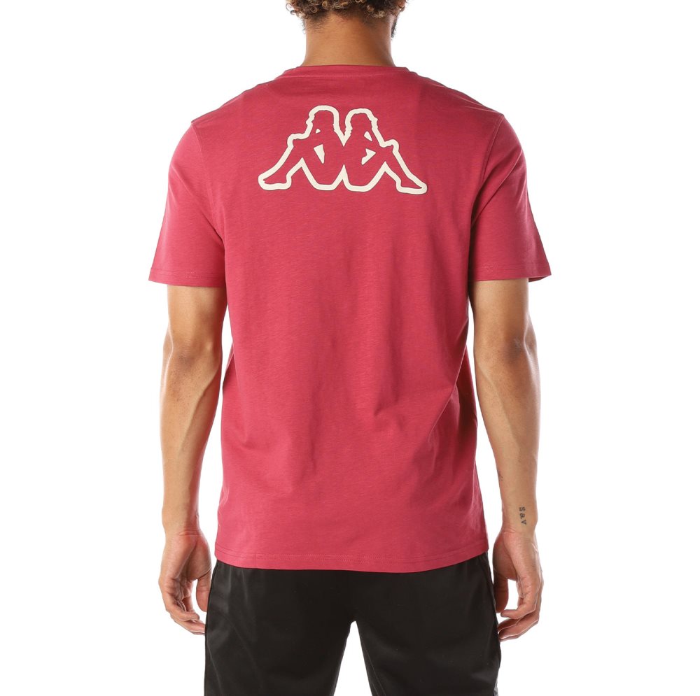 Kappa Logo Cabal T Shirts Red | 18205-REVZ