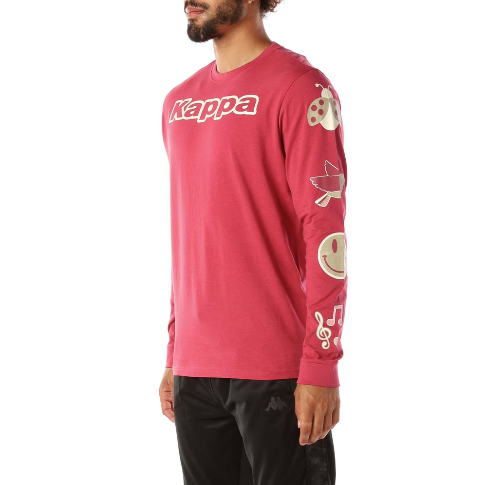 Kappa Logo Simbola T Shirts Red | 42735-YBIP