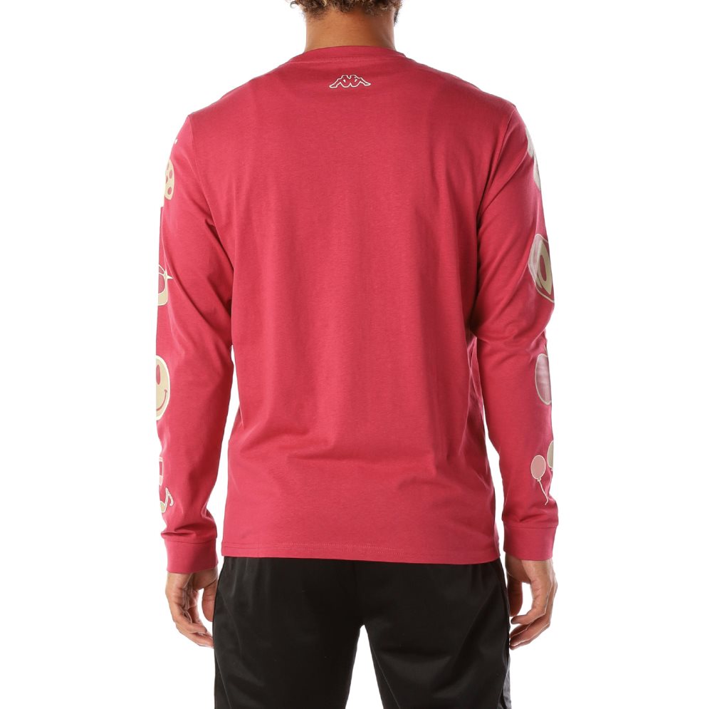 Kappa Logo Simbola T Shirts Red | 42735-YBIP