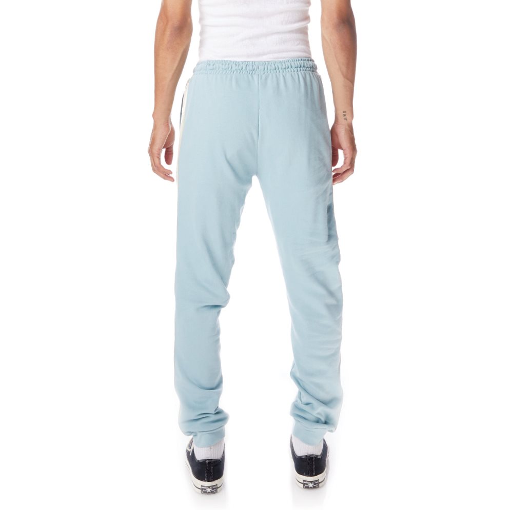 Kappa Logo Tape Anira 2 Sweatpants Light Blue | 45813-FXPQ