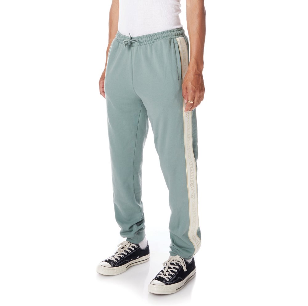 Kappa Logo Tape Anira 2 Sweatpants Olive | 93620-DNBY