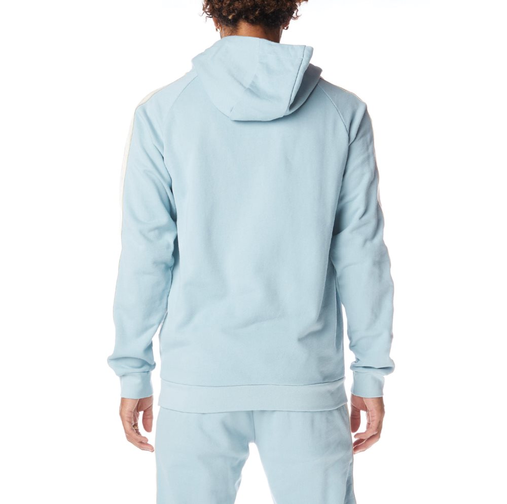 Kappa Logo Tape Apet 2 Hoodie Light Blue | 06829-WCYX