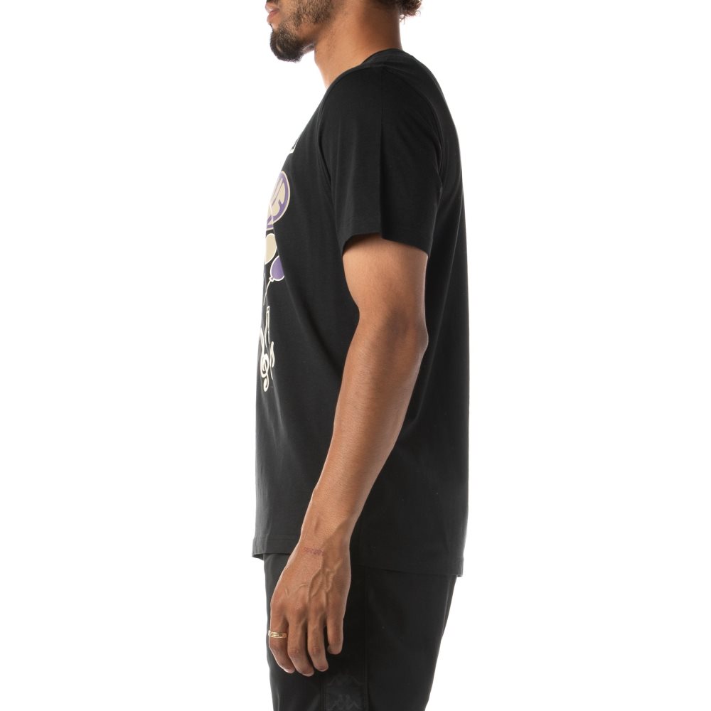 Kappa Logo Tutto T Shirts Black | 42387-HGCW