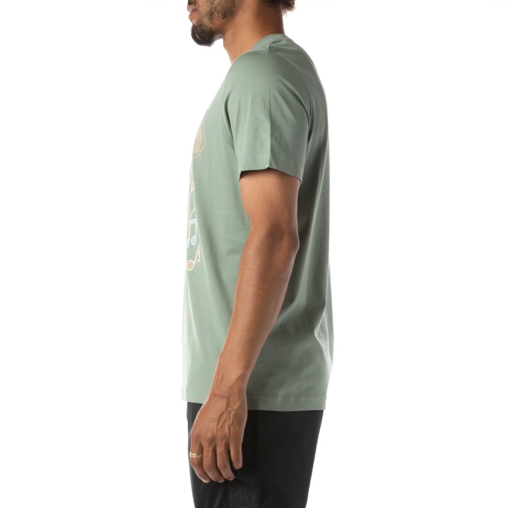 Kappa Logo Tutto T Shirts Olive | 40732-WUPL