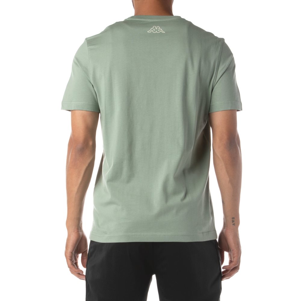 Kappa Logo Tutto T Shirts Olive | 40732-WUPL